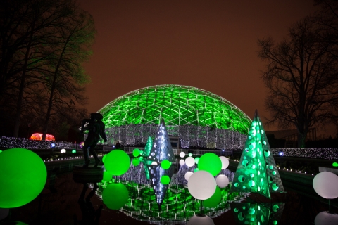 Garden Glow Holiday Lights at Missouri Botanical Garden